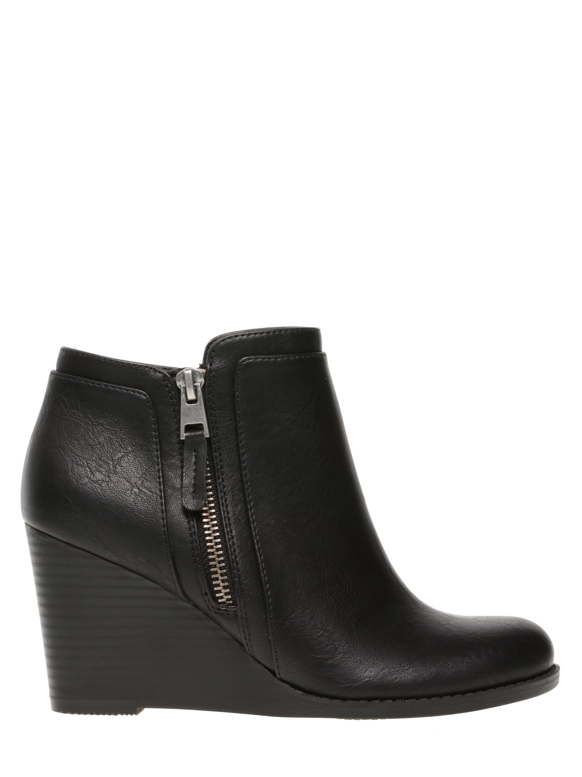 time and tru women's wedge boot