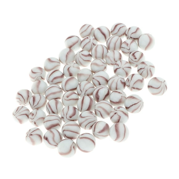 50 canicas redondas de vidrio pequeñas de 16 mm, juego tradicional, juguete de regalo Púrpura