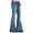 Light blue, variant on Jeans For Women Women'S Pants Women Destoryed Flare Jeans Button Waist Bell Bottom Denim Pants Work Pants For Women Black 3XL