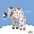 thumbnail image 3 of Conjunto de pijama Disney para niños, algodón, corte ceñido, 4 piezas, Mickey & Friends, 3 of 6