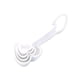 thumbnail image 2 of Medición Cuchara En forma de corazón Escala de cucharada Portátil Portátil Pimienta Multifuncional Cocina Medición Gadgets Blanco 4pcs Inevent HA012383-02, 2 of 7