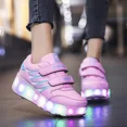 thumbnail image 4 of Kids Roller Skates with LED Light Up Wheels Adjustable for Boys and Girls, 4 of 9