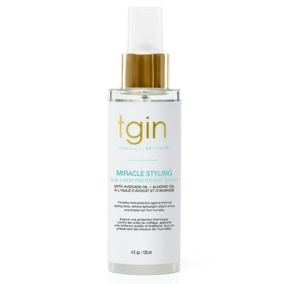 TGIN Miracle Styling 3-in-1 Heat Protectant Spray – 4 fl. oz