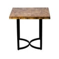 thumbnail image 3 of A&B Home Urban Industrial Side Table-Color:Matte Black,Style:Urban Industrial, 3 of 5