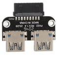 thumbnail image 2 of Convertidor USB, adaptador USB de 20 pines a adaptador USB Accesorios de computadora Estética elegante, 2 of 9