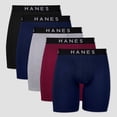 thumbnail image 2 of Hanes Premium Men's Stretch Long Leg Boxer Briefs 5 Pack - Assortd Color - Size: Large, 2 of 2