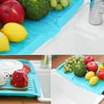thumbnail image 6 of 18 x 13" Kitchen Drain Board, Large Plastic Draining Tray with Side Drop Slope Diversion, Side Dish Drying Tray, Dish Drainer Drip Rack Tray with Non-Slip Base, 6 of 6