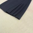 thumbnail image 3 of Summer dress new pleated skirt female black bag hip slimming half skirt one-step skirt flower bag skirt mini skirt short suit skirt, 3 of 9