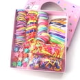 thumbnail image 3 of Juego de combinación de sombreros, juego de combinación de sombreros, kit de pasadores de cuerda para el cabello para niña, cuerdas elásticas para el cabello confiables y duraderas, 3 of 9