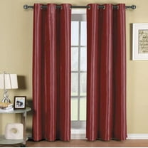 Sheetsnthings Blackout Curtain 42 x 63 Inch, Burgundy Single Panel/Thermal Insulated Room Darkening Bedroom Curtain