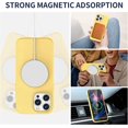 thumbnail image 2 of Compatible with Magsafe for iPhone 14 Pro Max Silicone Case 2022, Magnetic Liquid Silicone Protective Shockproof Bumper Rubber Gel Shell Cover for iPhone 14 Pro Max 6.7" 2022 - Yellow, 2 of 8