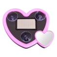 thumbnail image 1 of TIEVOSA Solar Powered Heart Shaped LED Ambient Light – Neon Decorative Lamp Suction Cup Easy Installation for Sedans Trucks RVs In, 1 of 8