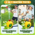 thumbnail image 2 of Edunwind Baseball Sprinkler for Kids Outdoor Water Play Sprinklers Water Toys for Kids Ages 4-8, 2 in 1 Snail T Ball Set, Summer Backyard Lawn Swimming Pool Birthday Toys for Boys Girly Ages 4+, 2 of 9