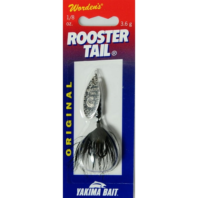 Yakima Bait Original Rooster Tail, Inline Spinnerbait Fishing Lure, 1/8 oz  