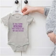 thumbnail image 5 of Pretty See Big Sister Siblings Bodysuit Jumper Girls Infant Baby Brisco Brands 6M, 5 of 6