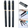 thumbnail image 3 of Rdeghly Pen For Hand-written 3 Pieces 3-dimensional Black Calligraphy Markers Felt-tip, 3 of 8