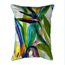 Betsy Drake Interiors Teal Paradise II 11x14 Small Indoor/Outdoor Pillow