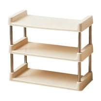 Yonrjhukm Multi-Layer Floor Standing Storage Rack, Multifunctional Home Organizer for Toys, Tools, and Utensils, Easy Assembly and Stable Design, Ideal for Living Room, Kitchen, and Garage