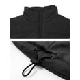 thumbnail image 3 of Women Winter Oversized Puffer Vest Light-Weight Stand Collar Sleeveless Padded Puffy Jackets with Pockets Black L, 3 of 8