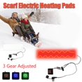 thumbnail image 5 of USB Powered Heated Scarf with Thermal Clothing Pads for Winter Sports Cold Weather Gear, 5 of 5