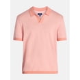 thumbnail image 5 of George Men's Knit Johnny Collar Polo Shirt, Sizes S-5XL, 5 of 5