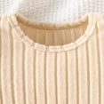 thumbnail image 4 of LIJCC Toddler Baby Girl Long Sleeve Dress Girls Ribbed Knit Sweater Dresses Solid Color Textured Kids Swing Holiday Clothes Fall Winter Fashion Clothes, 4 of 9