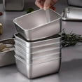 thumbnail image 1 of Recipientes para alimentos Souso de acero inoxidable apilables, 6 piezas, 1 of 8