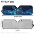 thumbnail image 3 of Psesaysky Blue Sea Turtle Automotive Sunshade Comes with Storage Bag, Keep Car Interior Cool,Universal Windshield Sun Shade Fit for Cars, Off-road Vehicle, Trucks, SUV (52.95x16.14 inch), 3 of 7