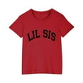thumbnail image 1 of Mgmyaa T-Shirts à Manches Courtes pour Garçons et Filles, T-Shirts Graphiques d'Été pour Enfants, Col Rond, Imprimé Lettre Basique, Blouses 3-10 Ans, 1 of 4