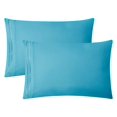 thumbnail image 6 of Bed Sheets, Premier 1800 Series 4 Piece Bed Sheet Set, Deep Pocket, Wrinkle, Fade, Stain Resistant, Luxury Soft Bedding Sheets & Pillowcases, Twin-XL, Beach Blue, 6 of 9