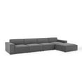 thumbnail image 3 of Modway Restore Sectionnel Moderne en Tissu de Polyester 5 Pcs, Couleur Charbon, 3 of 12