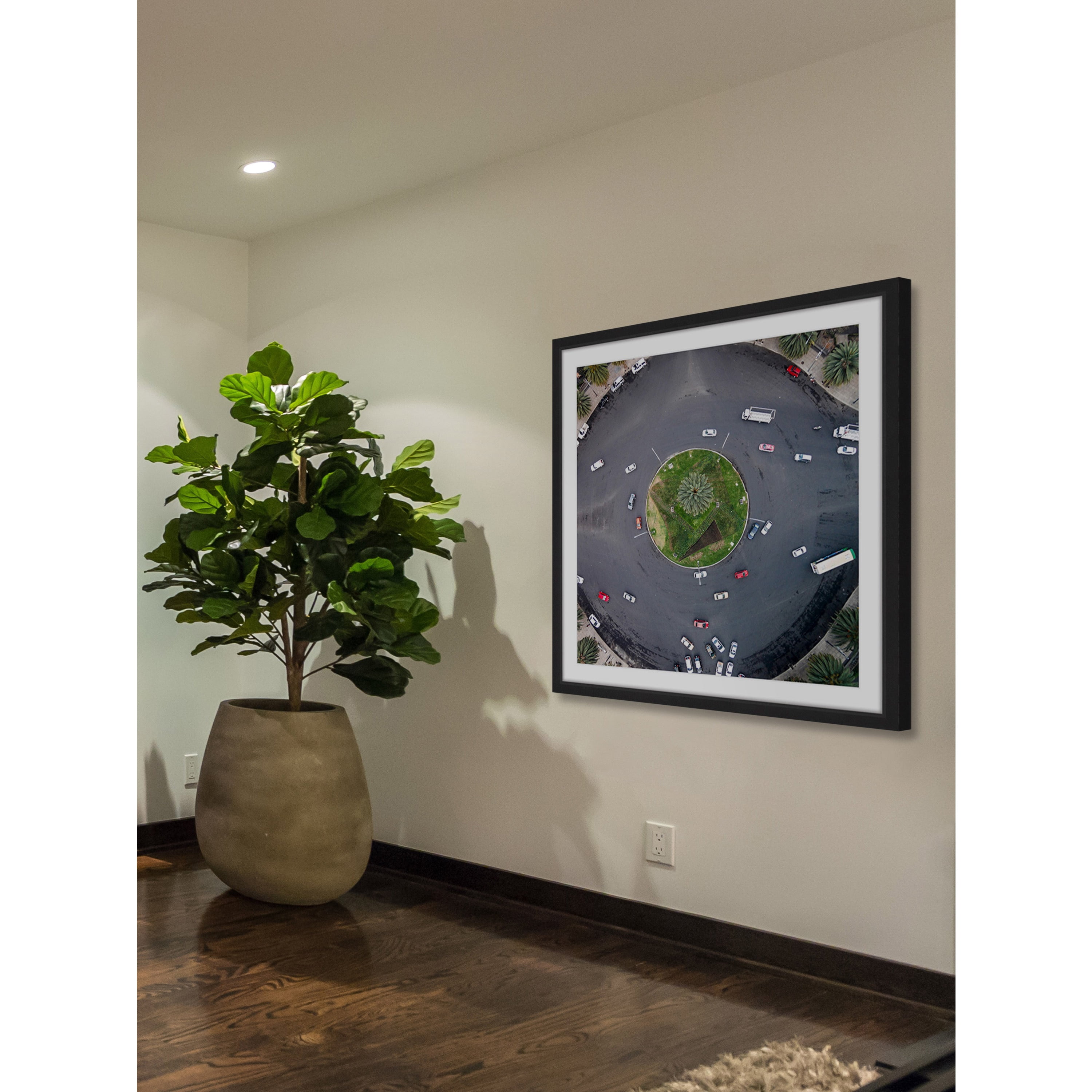 Marmont Hill "Traffic Confusion" by Karolis Janulis Framed Painting Art Print