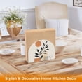 thumbnail image 6 of Yayeee Napkin Holder for Table Kitchen Paper Tissue Organization, Art Plant and Sun, 6 of 8