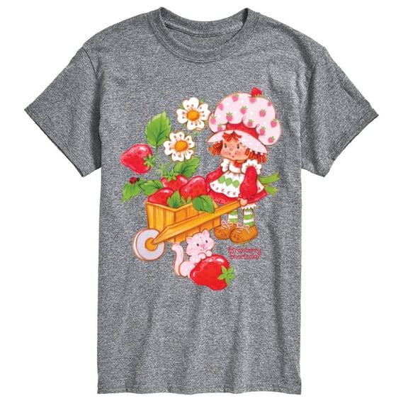 Strawberry Shortcake - Wheelbarrow And Custard - Men's Short Sleeve Graphic T-Shirt