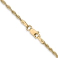 thumbnail image 4 of 14K Yellow Gold 1.8mm Extra-Light D/C Rope Chain (20 X 1.8) Made In Peru exl014-20, 4 of 5