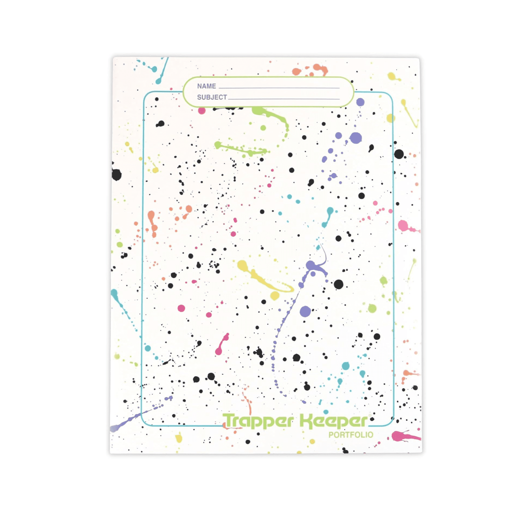 Trapper Keeper Portfolio Folders 3 Hole Punch Set of 4 Retro