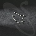 thumbnail image 3 of xianyou-10Pcs 16G/18G Spike Eyebrow Piercing Jewelry, Internal Thread Curved Barbell Vertical Labret Lip Rings, Spike Tragus Helix Earrings Rook Nose Bridge Rings, 3 of 4