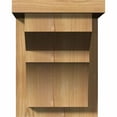 thumbnail image 2 of 7 1/2"W x 10"D x 10"H Monterey Smooth Corbel w/Backplate, Western Red Cedar, 2 of 3