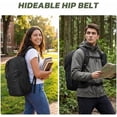 thumbnail image 4 of Voylla Hiking Travel Backpack for Men Women 25L - Small Lightweight Waterproof Outdoor Camping Backpack/Day Pack, Hiking Daypack with Hydration System for Hiking, Travel, Sports, Running, Biking, 4 of 6
