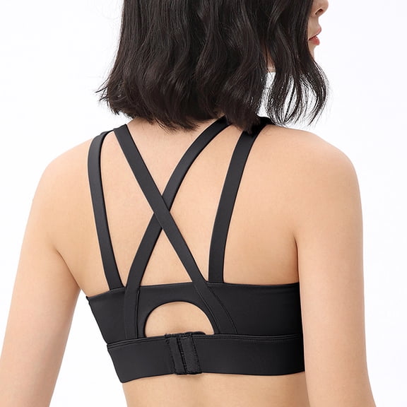 GaThRRgYP Bras for Women Clearance Ladies Sports Underwear Women Shockproof Yoga Bra Quick Dry Fitness Vest