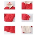 thumbnail image 5 of NOLDARES Toddler Winter Coats Lightweight Puffer Jacket for Baby Infant kids(Red,3-4 Years), 5 of 5