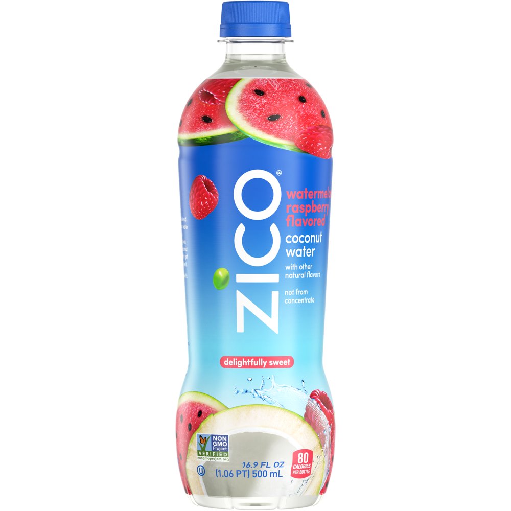 ZICO Watermelon Raspberry Coconut Water Drink, 16.9 fl oz