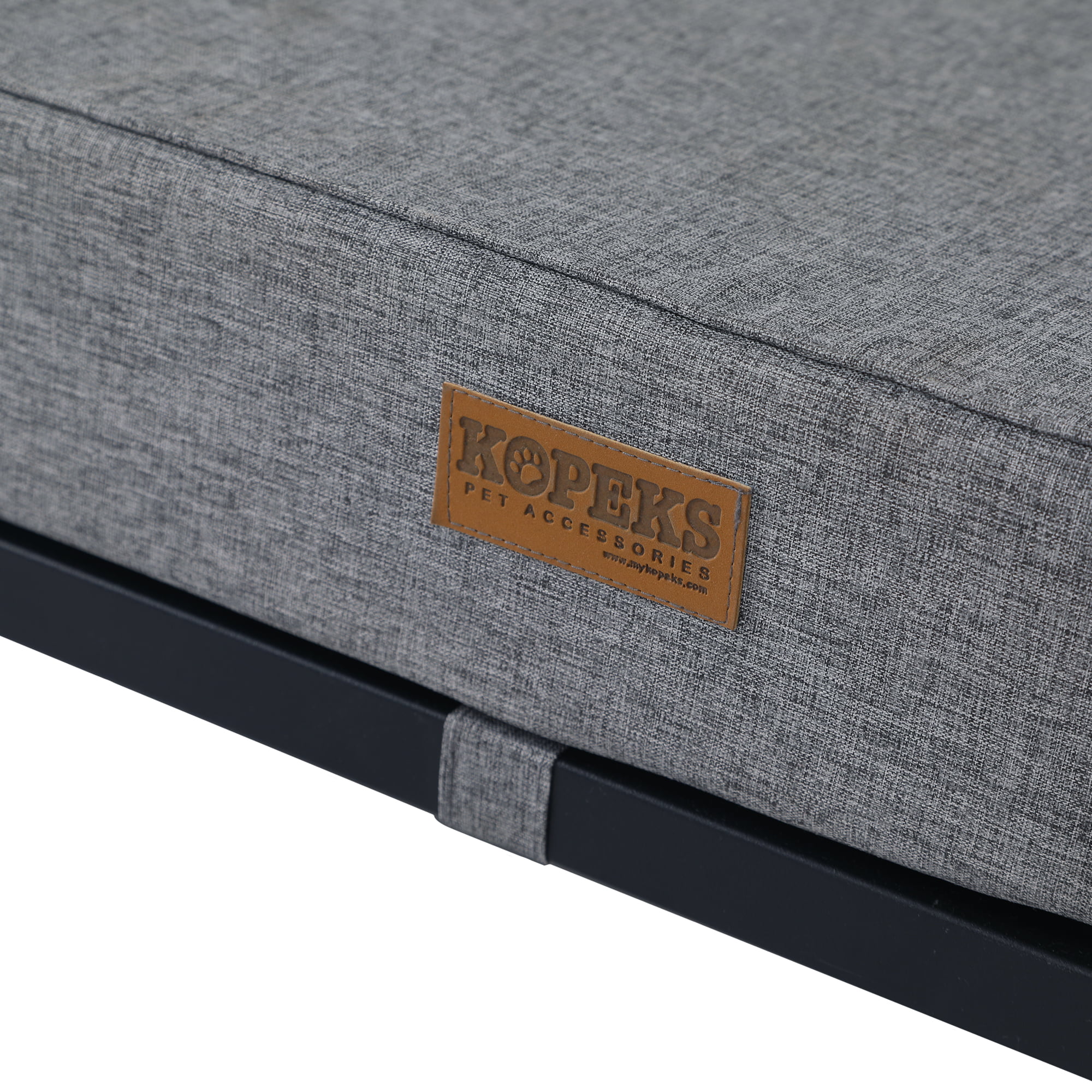 KOPEKS Elevated Dog Bed with Orthopedic Foam Mattress - Modern