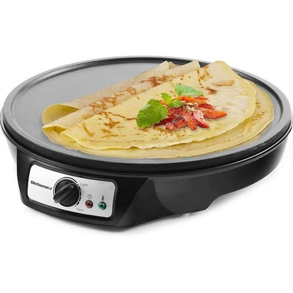 Crepera Electrica Elite Gourmet Crepera y Espatula 30 CM