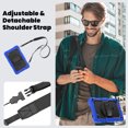 thumbnail image 7 of For Samsung Galaxy Tab A9 Case 8.7 inch, 360 Rotating Shockproof Cover with Stand, Screen Protector, Shoulder Strap (2023, SM-X110/X115/X117), Blue, 7 of 7