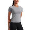 thumbnail image 1 of Remera CRZ YOGA Sin Costuras para Entrenamiento Manga Corta Gris Pizarra Talle S, 1 of 7