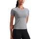 thumbnail image 1 of Remera CRZ YOGA sin costuras manga corta gris pizarra M, 1 of 7