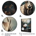 thumbnail image 3 of Designart "Coastal Wanderer Grey Moose wall decor" Animals Floater Framed Canvas Print, 3 of 7