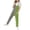 Mint Green1, variant on Jalioing Kids Striped Jumpsuit Color Block Sleeveless Casual Rompers Spaghetti Strap Overalls with Pockets 5-14 Years