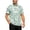 Mint Green, variant on Mens Golf Polo Shirts Casual Short Sleeve Classic Fit Button Down Solid Color Tee